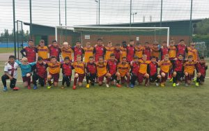 Iniciativa7 join Thomas Telford Academy players.